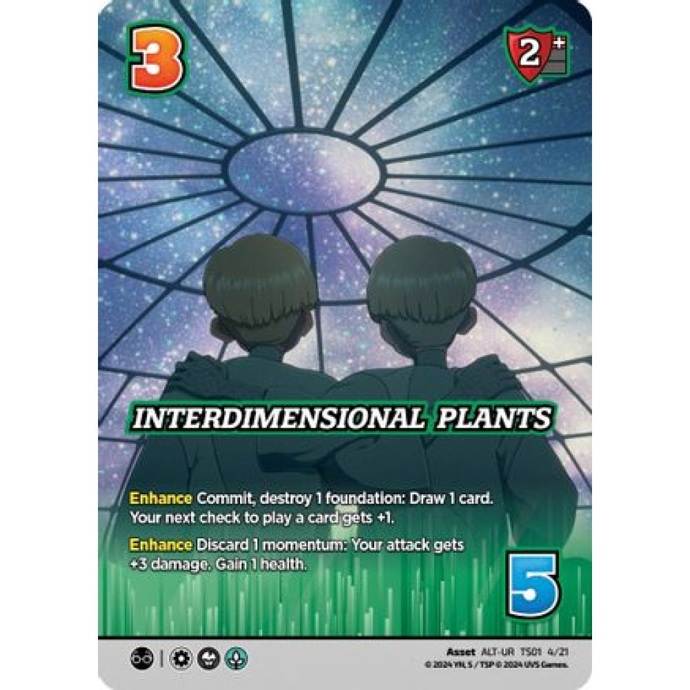 Interdimensional Plants, 4/21, UR-ALT, UniVersus, Cowboy Bebop & Trigun Stampede