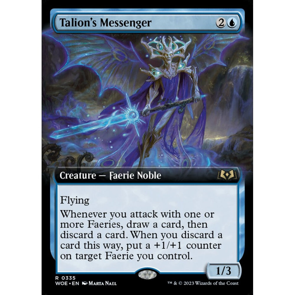 Talion's Messenger, rare, 335, Magic the Gathering, Wilds of Eldraine