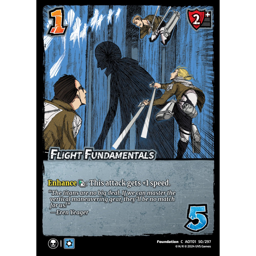 Flight Fundamentals, 50/297, C, UniVersus, Attack on Titan: Battle for Humanity