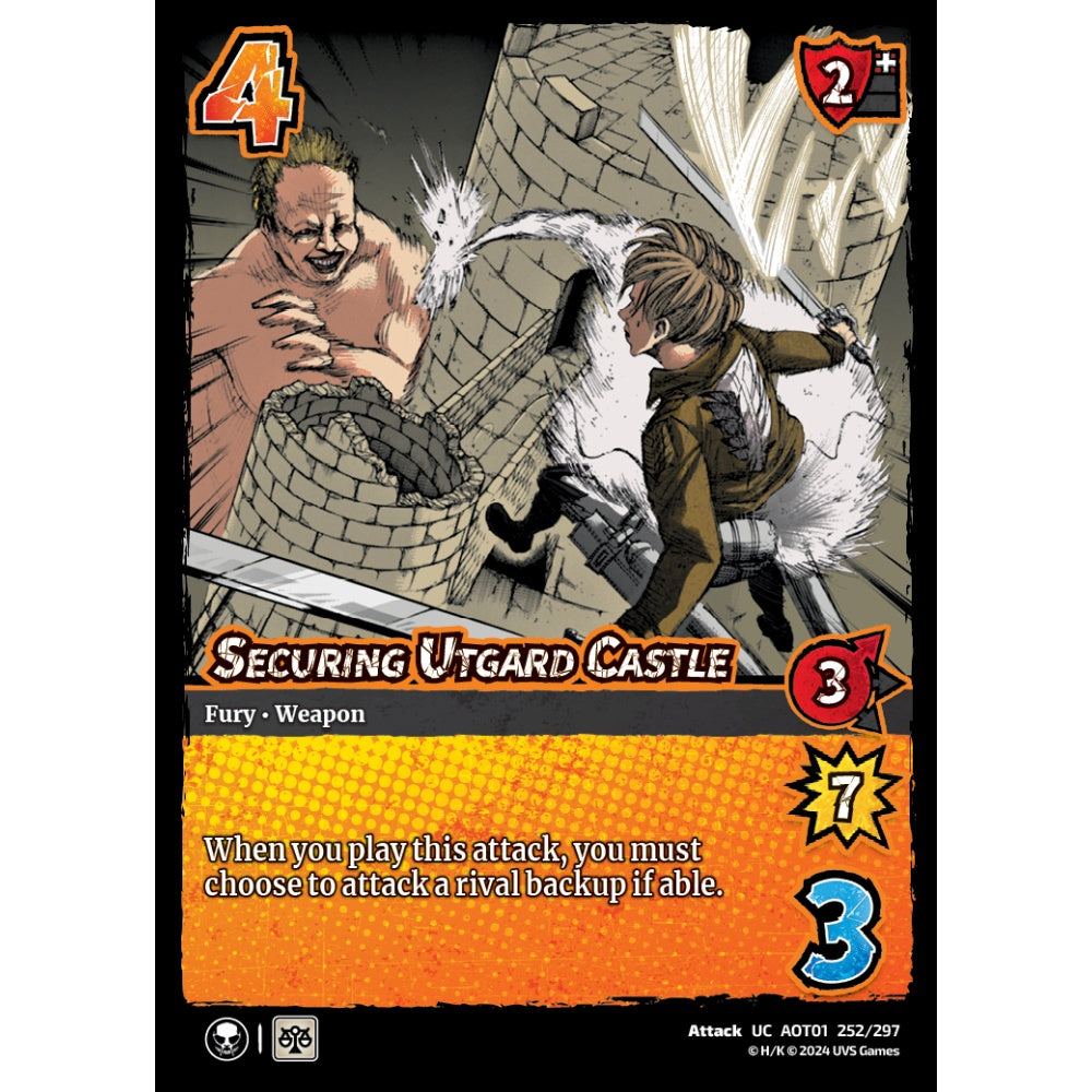 Securing Utgard Castle, 252/297, UC, UniVersus, Attack on Titan: Battle for Humanity