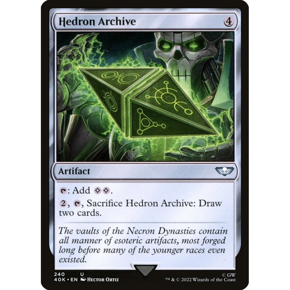 Hedron Archive uncommon 240 Magic the Gathering Warhammer 40,000 Commander
