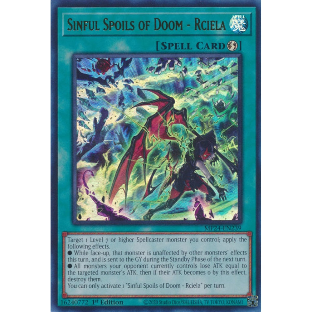 Sinful Spoils of Doom - Rciela AGOV-EN055 Common Common Yu-Gi-Oh Age of Overlord in Art