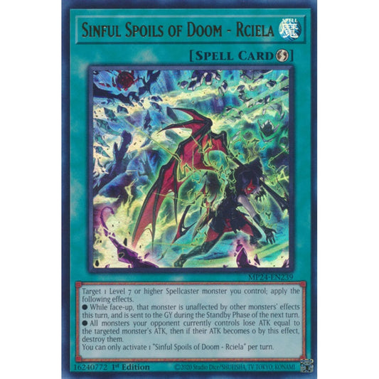 Sinful Spoils of Doom - Rciela AGOV-EN055 Common Common Yu-Gi-Oh Age of Overlord in Art