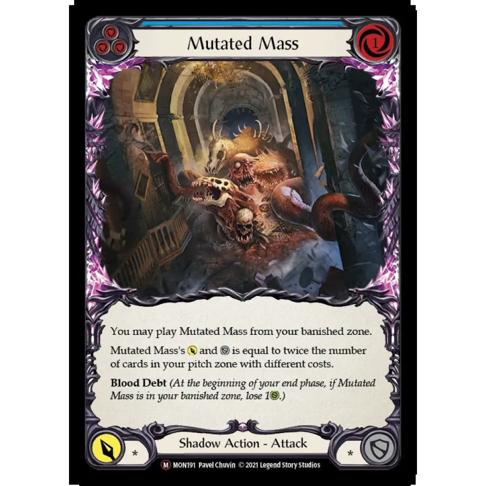 Mutated Mass U-MON191 Majestic Flesh & Blood Trading Card Game Monarch - Unlimited in Regular Art