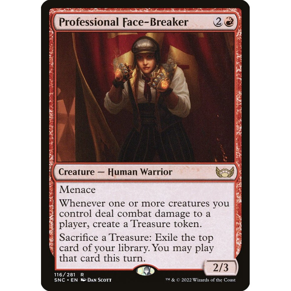 Professional Face-Breaker rare 116 Magic the Gathering Streets of New Capenna