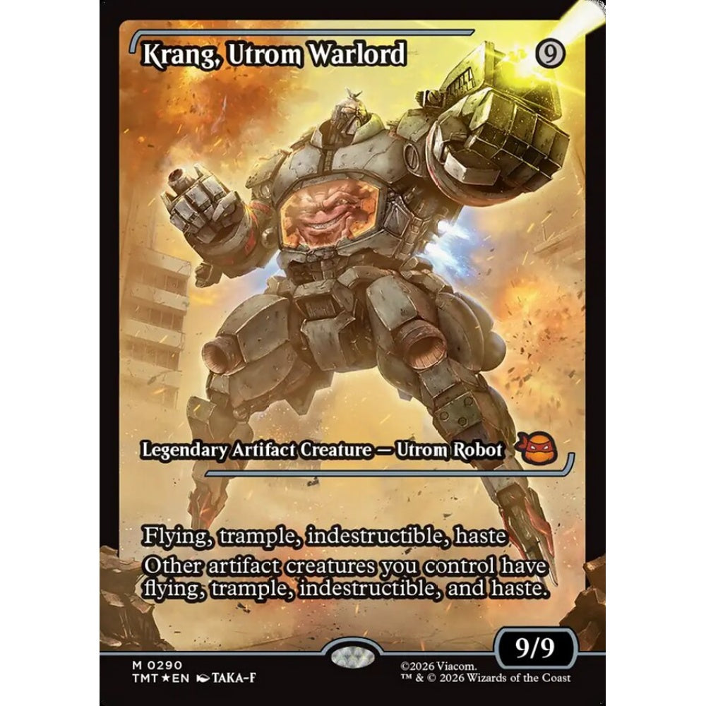 Krang, Utrom Warlord mythic 290 Magic the Gathering Teenage Mutant Ninja Turtles