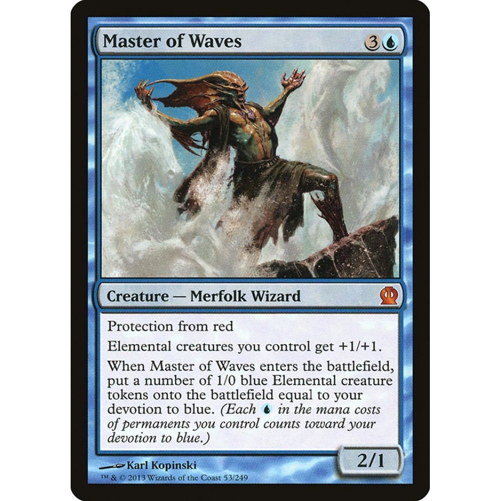 Master of Waves mythic 53 Magic the Gathering Theros