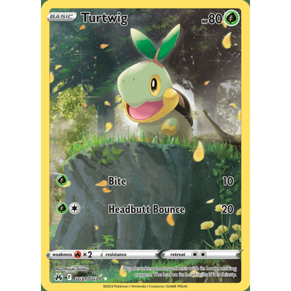 Turtwig Illustration Rare GG31/GG70 Pokemon Card Game Crown Zenith