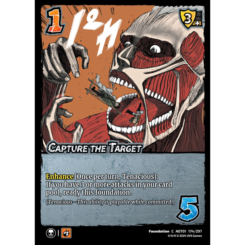 Capture the Target, 174/297, C, UniVersus, Attack on Titan: Battle for Humanity