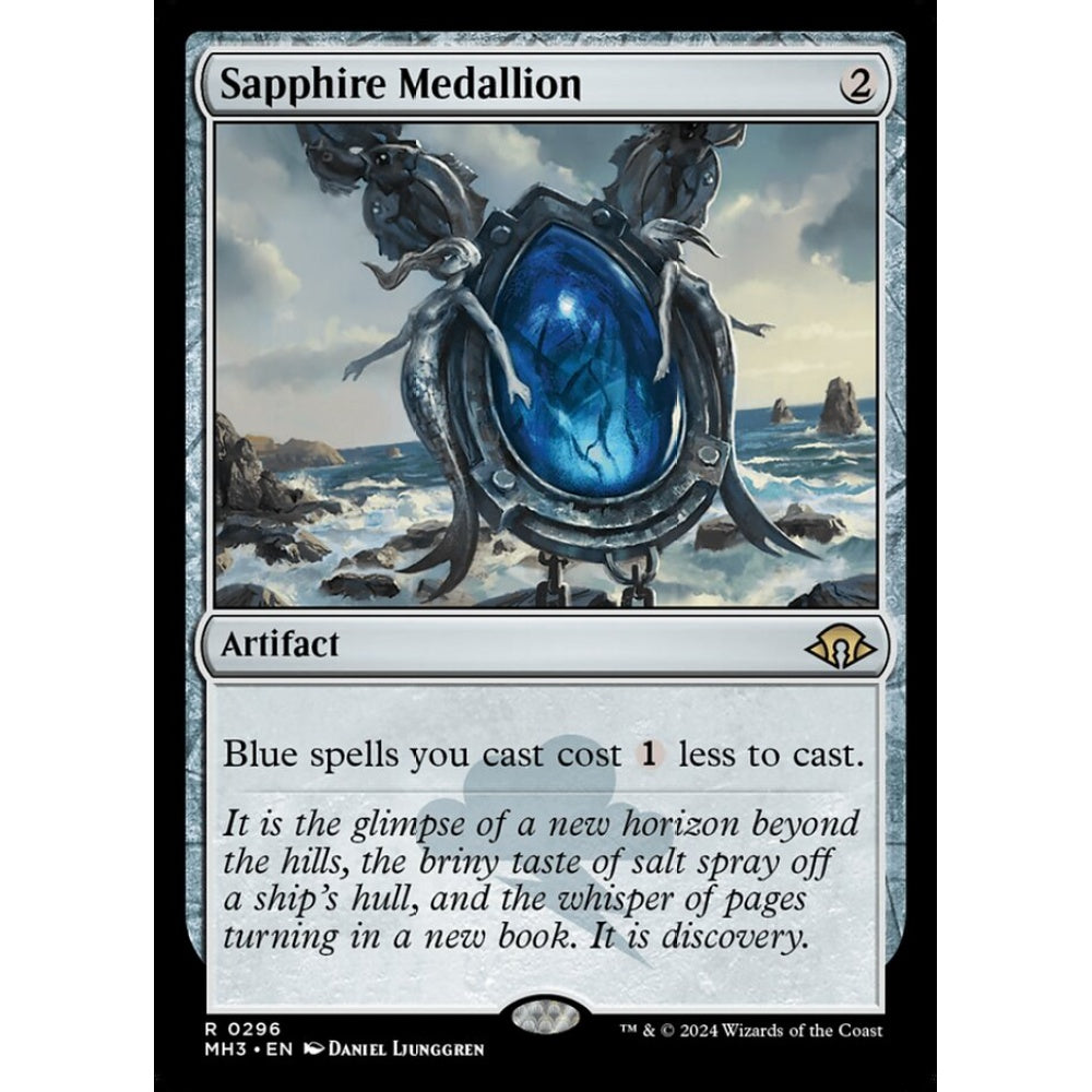 Sapphire Medallion, 296, rare, Magic: The Gathering, Modern Horizons 3