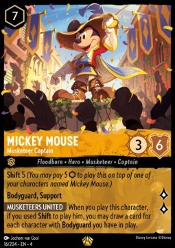 Mickey Mouse - Musketeer Captain