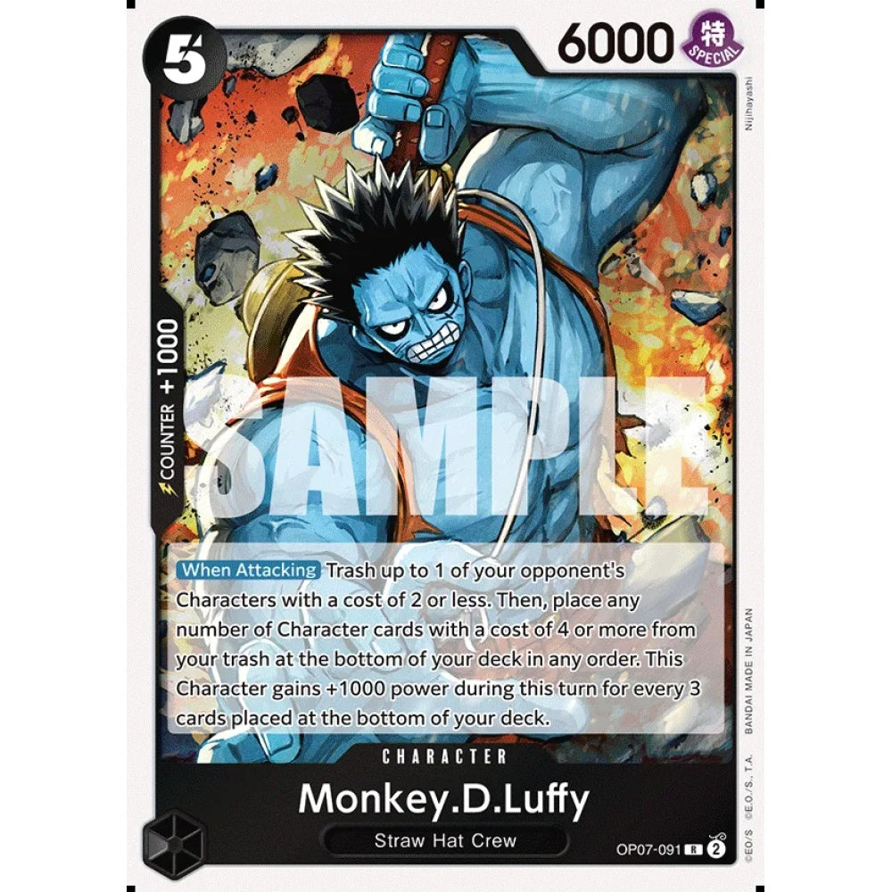 Monkey.D.Luffy, OP07-091, Rare, One Piece, 500 Years in the Future