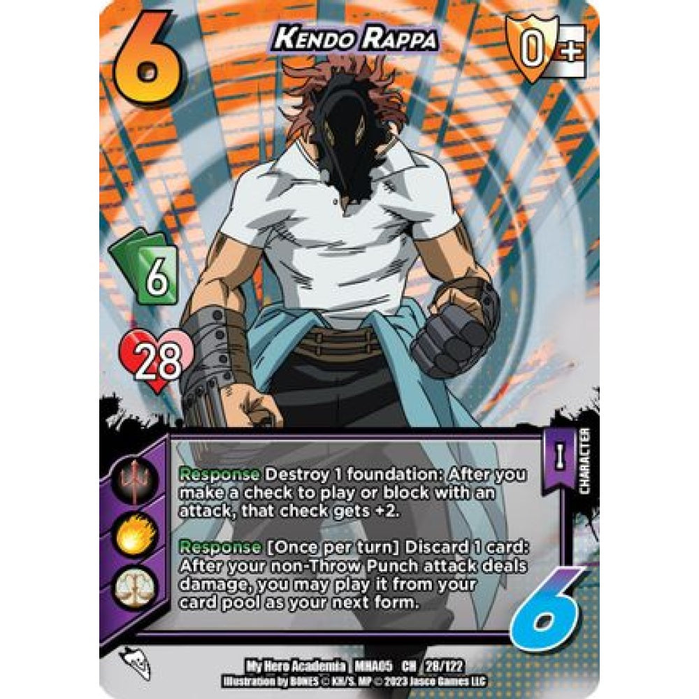 Kendo Rappa, 28/122, CH, UniVersus, MHA05 Undaunted Raid