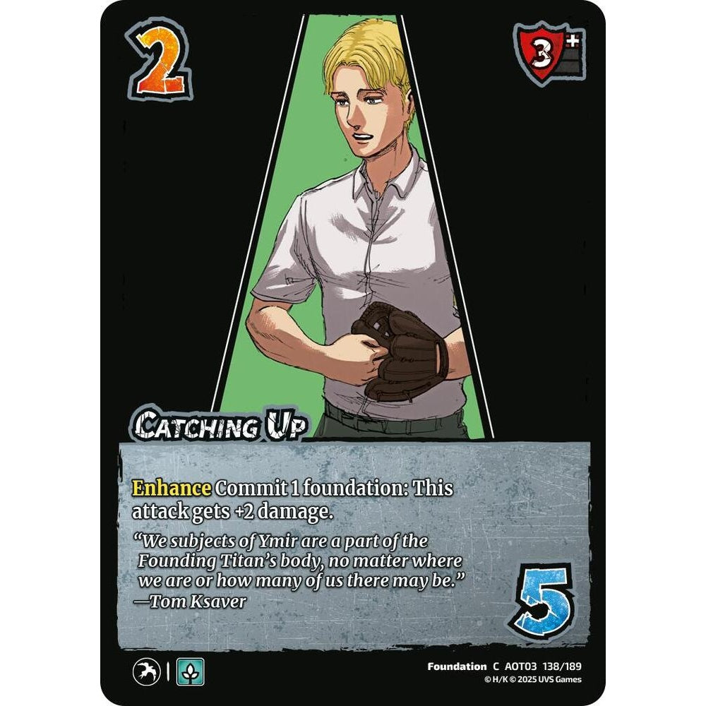Catching Up 138/189 AOT03 Universus Attack on Titan: Apocalypse Foundation C