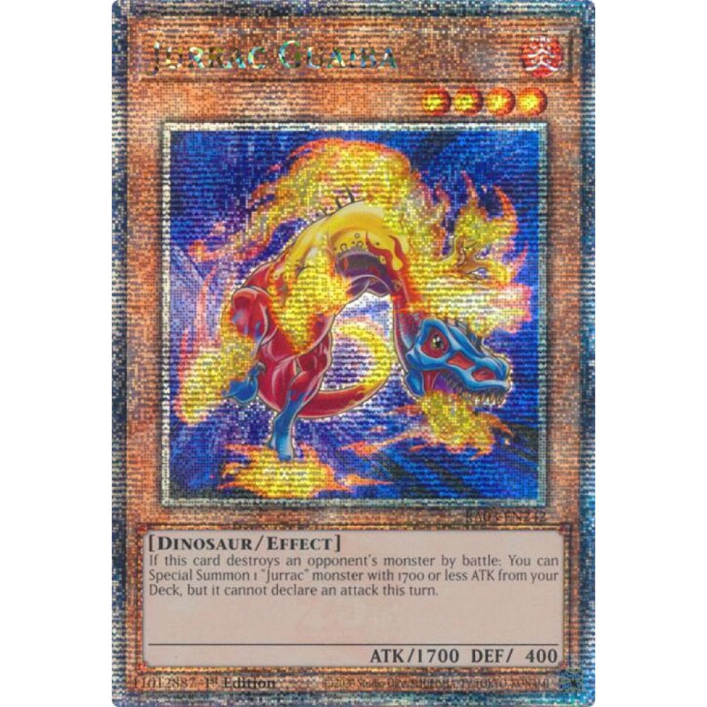 Jurrac Guaiba (Quarter Century Secret Rare) RA03-EN242 QCR Yu-Gi-Oh Quarter Century Bonanza