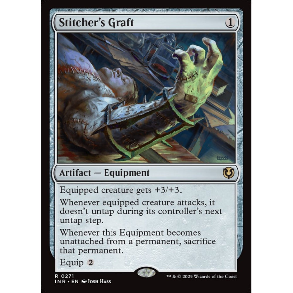 Stitcher's Graft, 271, rare, Magic: The Gathering, Innistrad Remastered