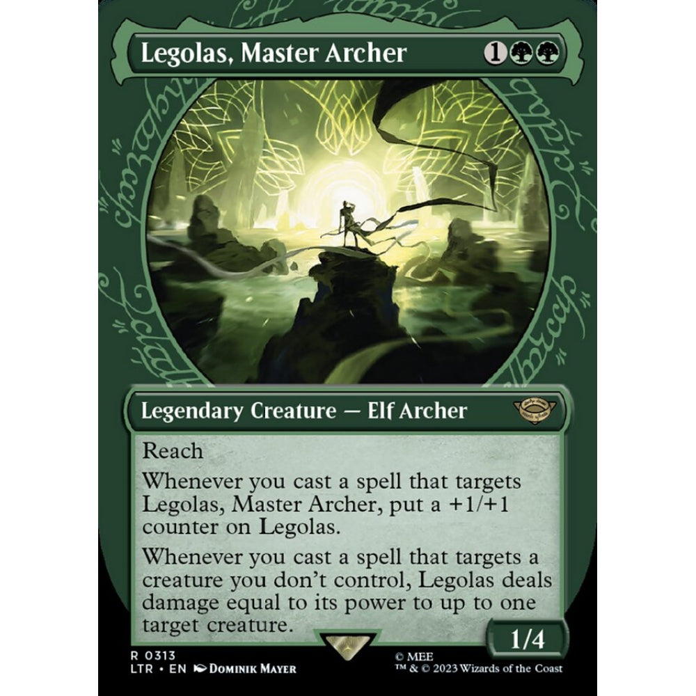Legolas, Master Archer, rare, 313, Magic the Gathering, The Lord of the Rings: Tales of Middle-earth
