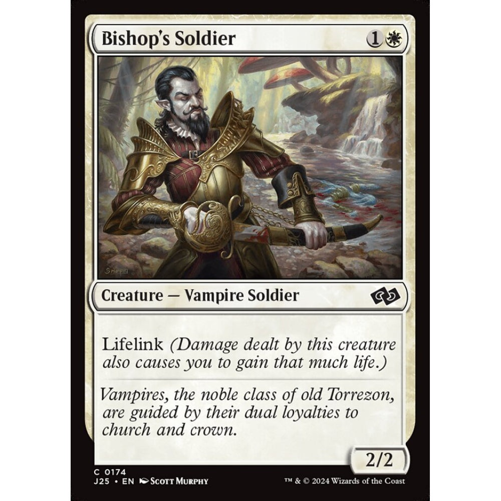 Bishop's Soldier, 174, common, Magic: The Gathering, Foundations Jumpstart