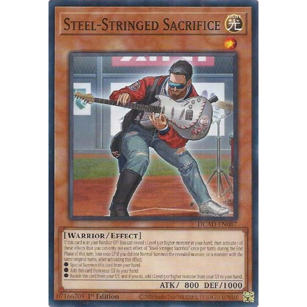 Steel-Stringed Sacrifice DUAD-EN087 Common Yu-Gi-Oh Duelist's Advance