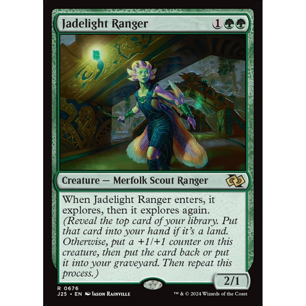 Jadelight Ranger, 676, rare, Magic: The Gathering, Foundations Jumpstart