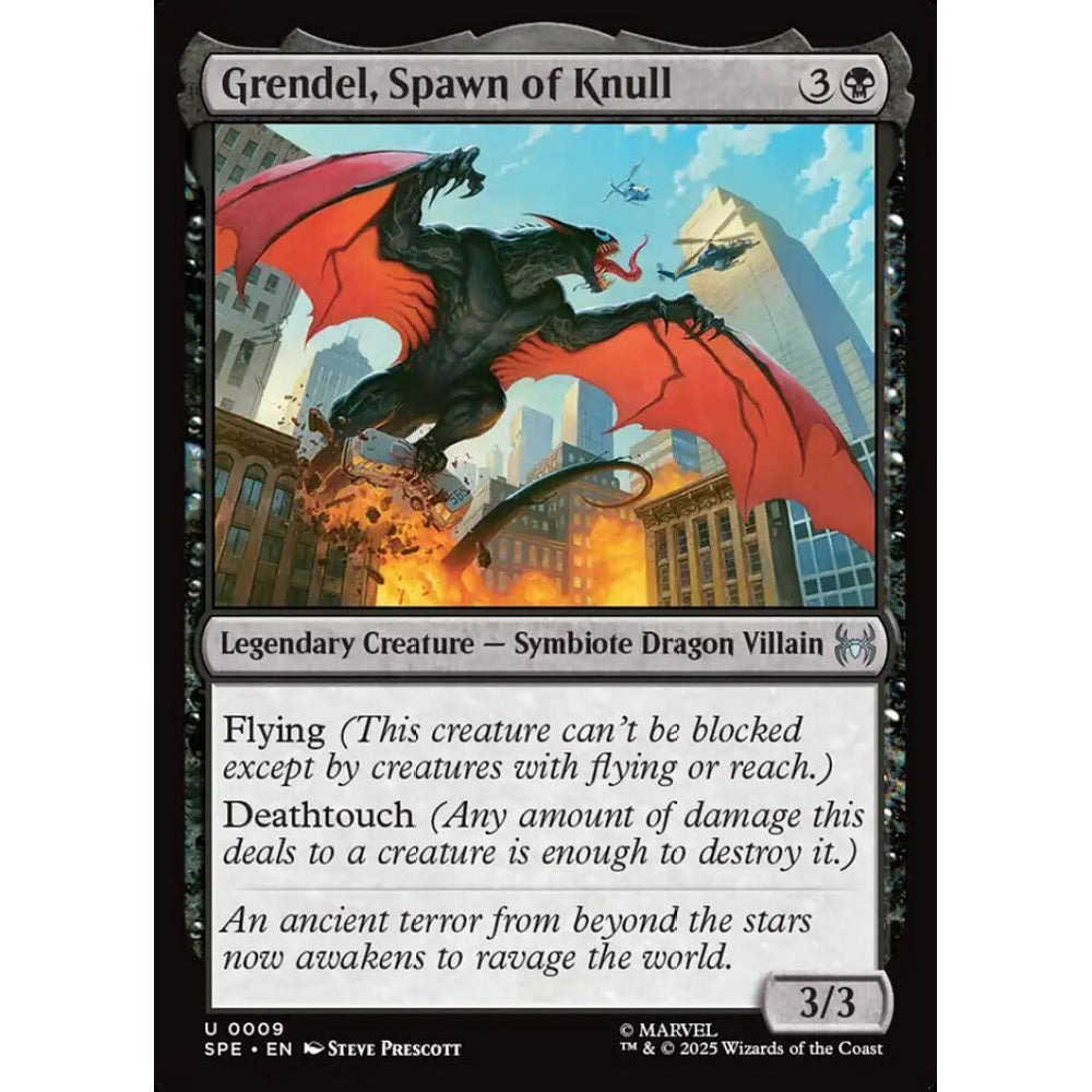 Grendel, Spawn of Knull uncommon 9 Magic the Gathering Marvel's Spider-Man Eternal