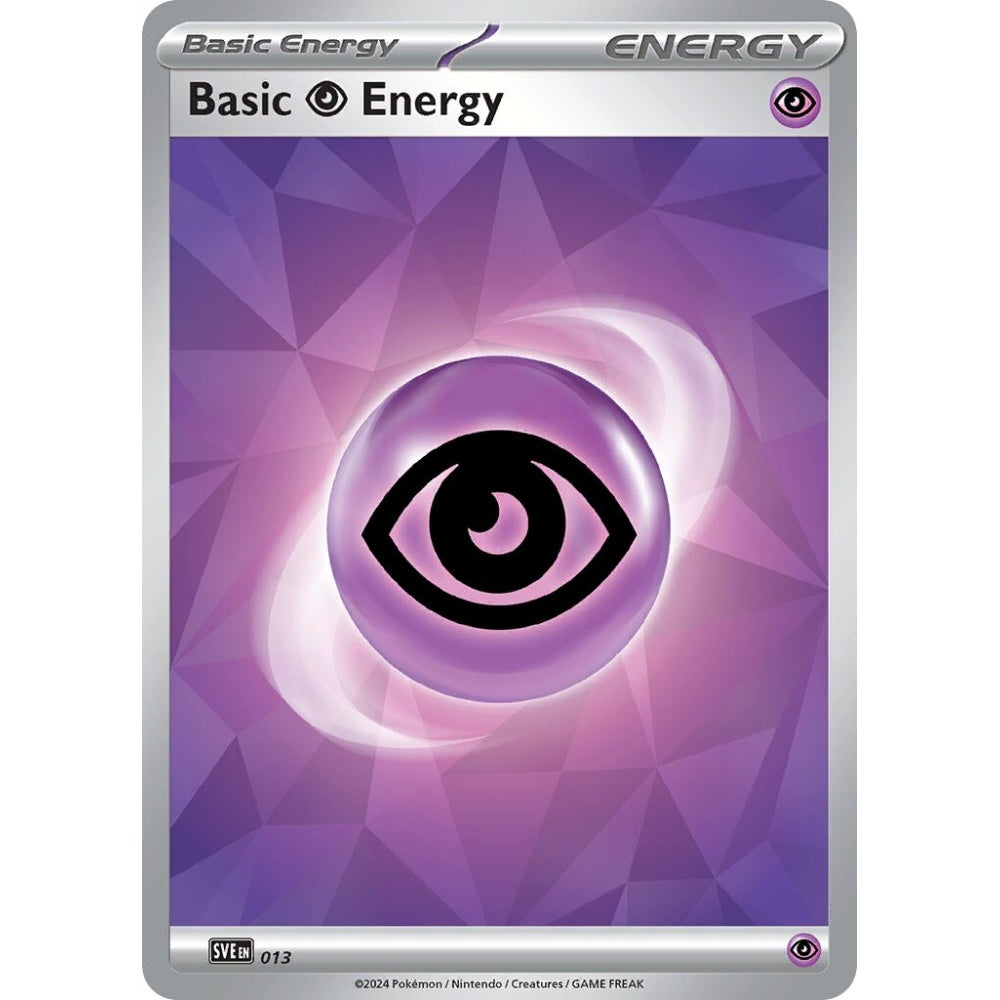 Basic Psychic Energy Fixed 013 Pokemon Card Game Scarlet & Violet Energies