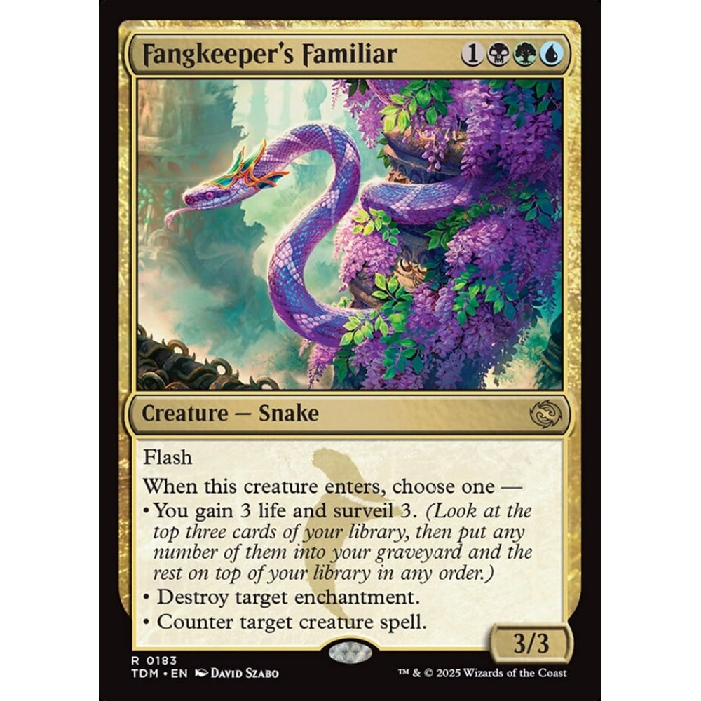 Fangkeeper's Familiar rare 183 Magic the Gathering Tarkir: Dragonstorm