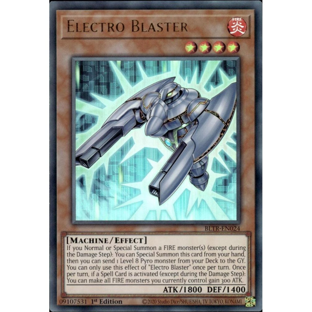 Electro Blaster BLTR-EN024 Ultra Yu-Gi-Oh Battles of Legend: Terminal Revenge