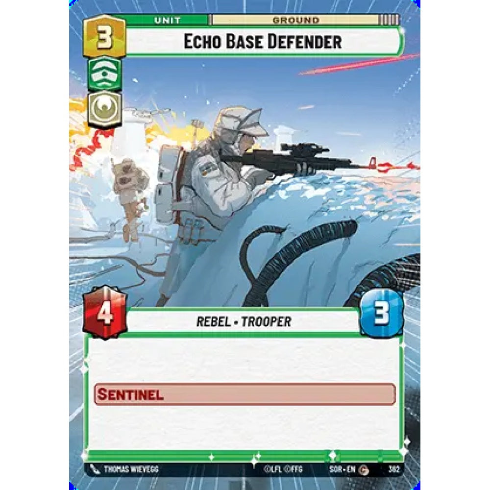 Echo Base Defender, 362, C, Star Wars Unlimited, Sparks Of Rebellion