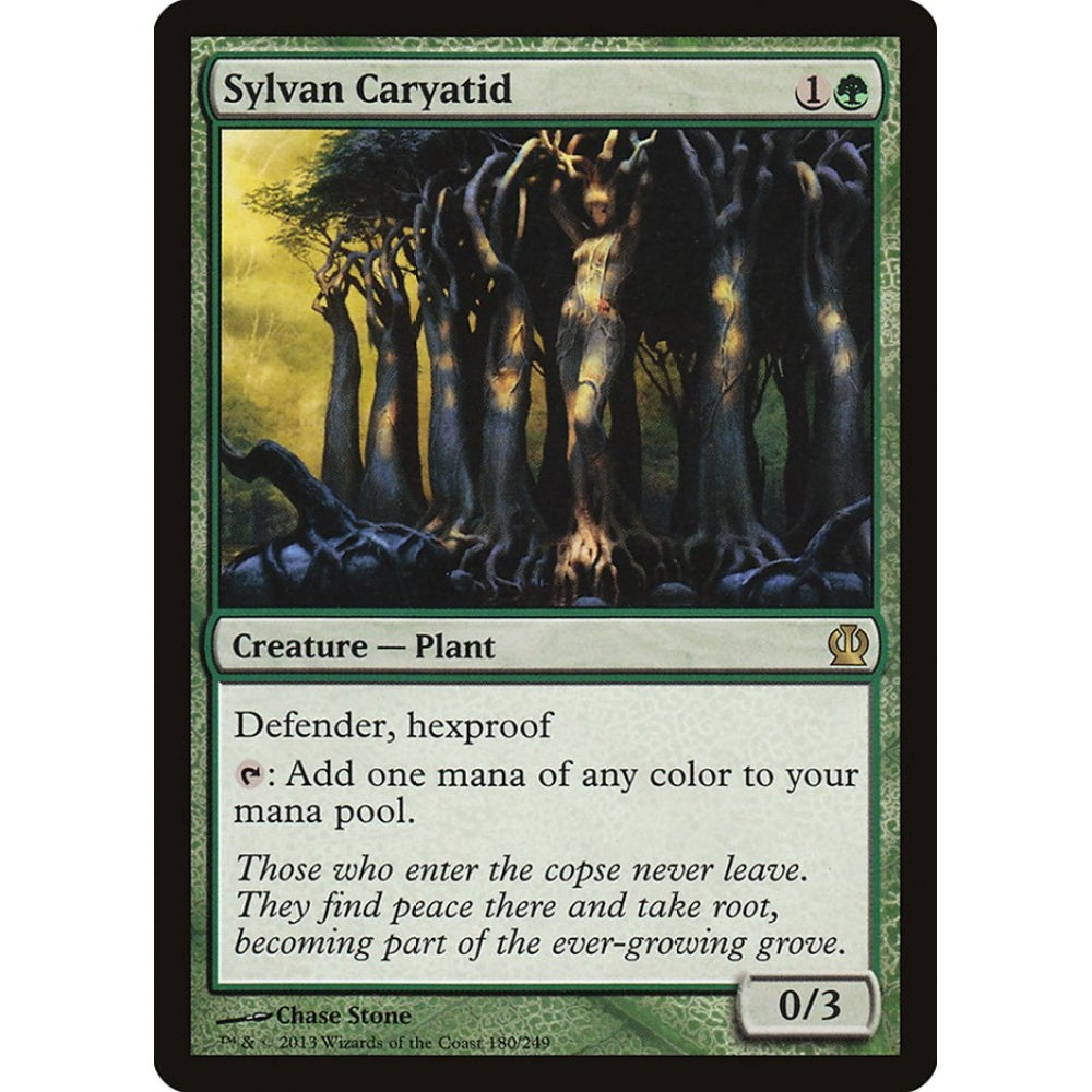 Sylvan Caryatid rare 180 Magic the Gathering Theros
