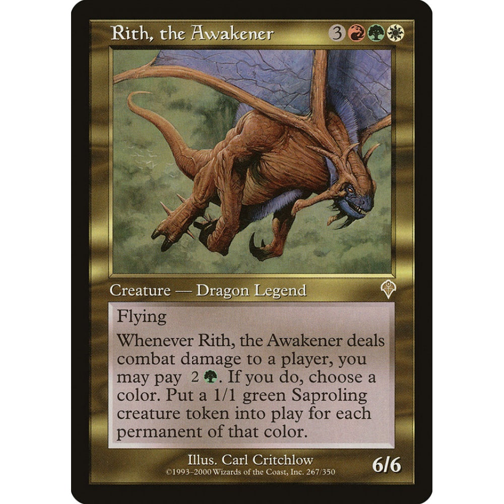 Rith, the Awakener rare 267 Magic the Gathering Invasion