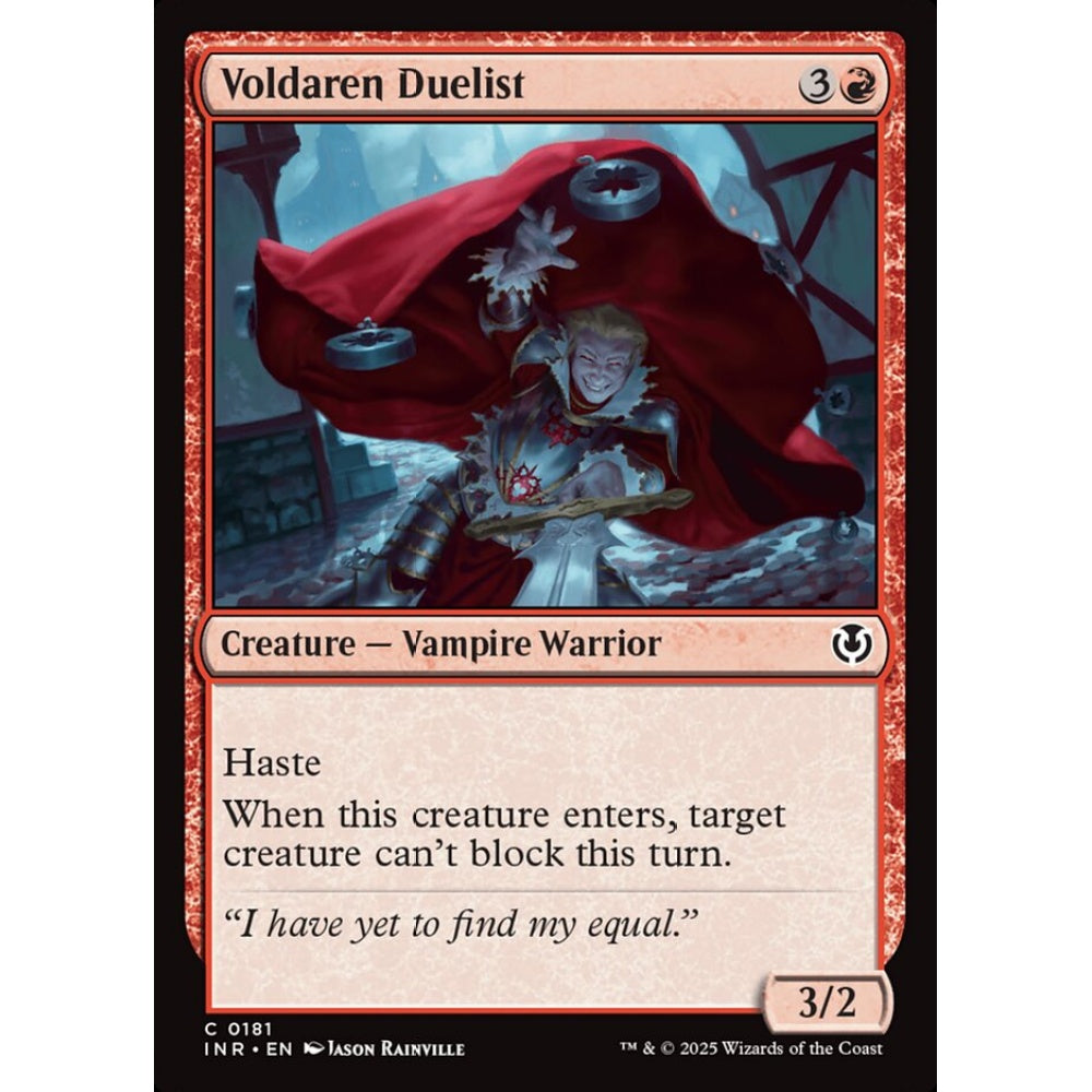 Voldaren Duelist, 181, common, Magic: The Gathering, Innistrad Remastered