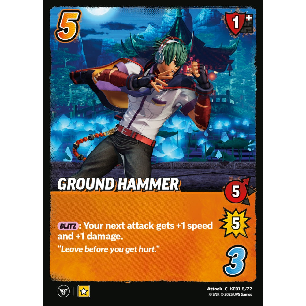 Ground Hammer 8/22 KF01 Universus The King of Fighters XV: Challenger Series: Team Hero Attack C
