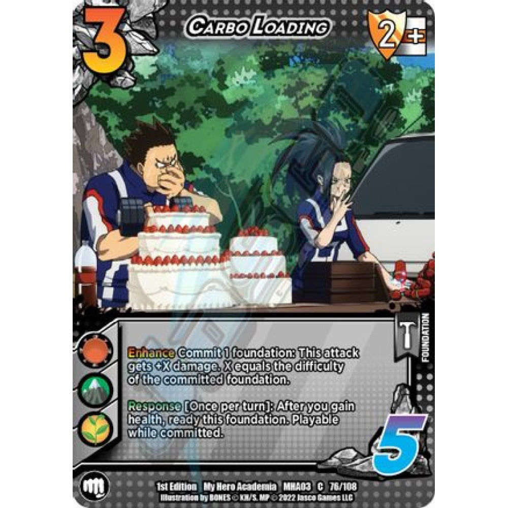 Carbo Loading, 76/108, C, UniVersus, MHA03 Heroes Clash