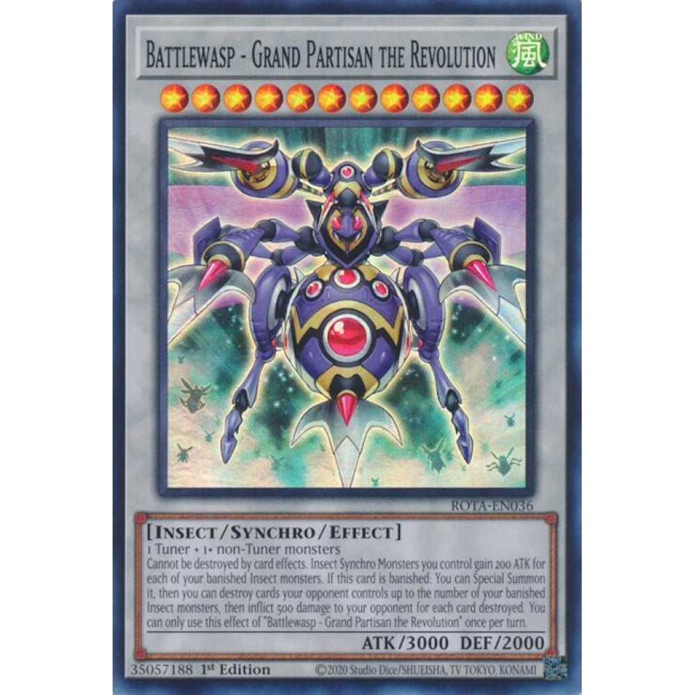Battlewasp - Grand Partisan the Revolution ROTA-EN036 Super Yu-Gi-Oh Rage of the Abyss
