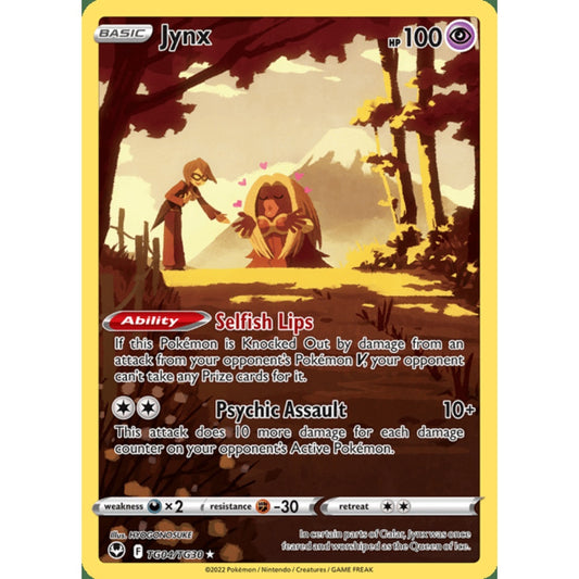 Jynx Illustration Rare TG4/TG30 Pokemon Card Game Silver Tempest