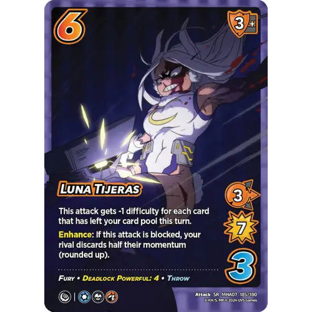 Luna Tijeras, 185/180, SR, UniVersus, MHA07 Girl Power