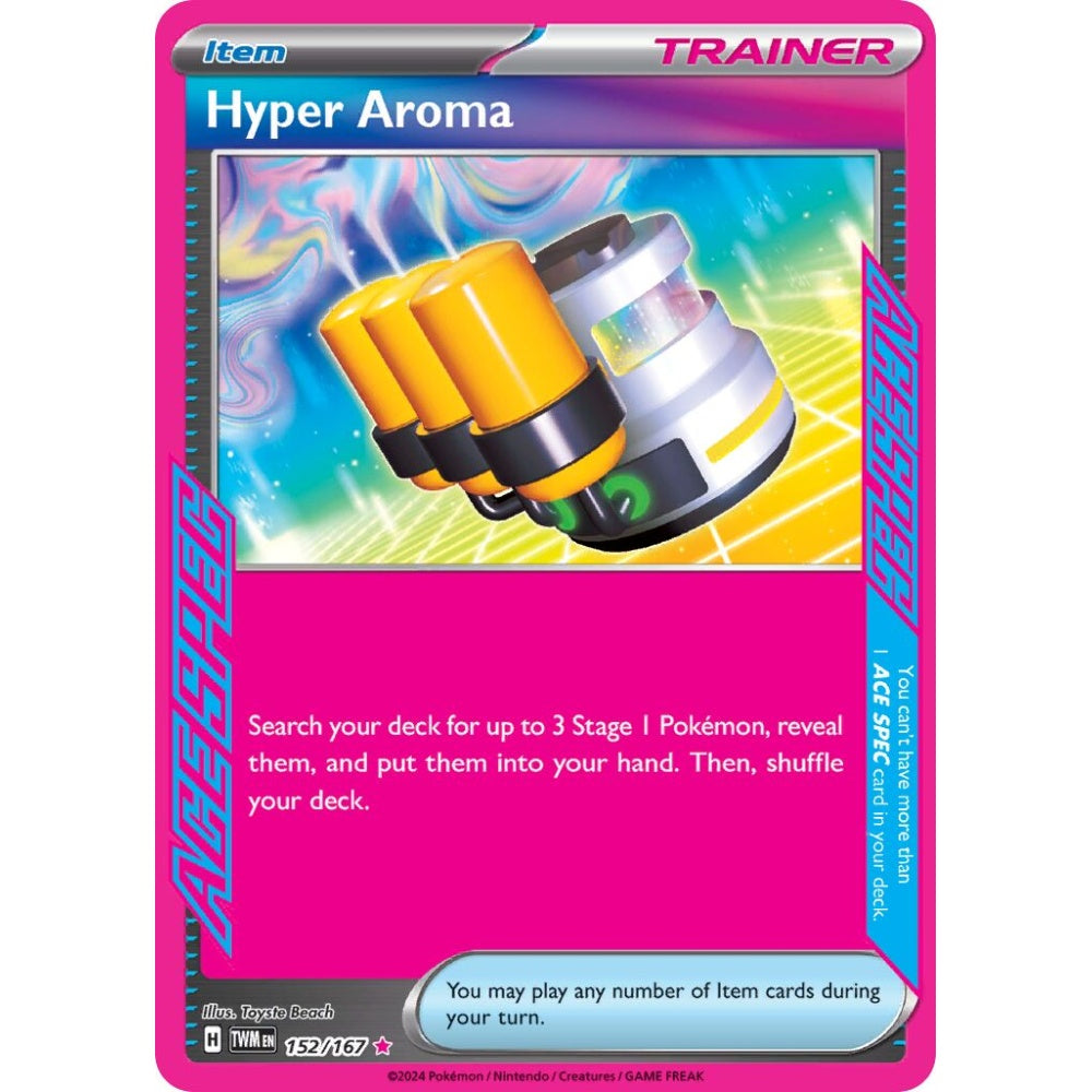 Hyper Aroma ACE SPEC Rare 152/167 Pokemon Card Game Twilight Masquerade