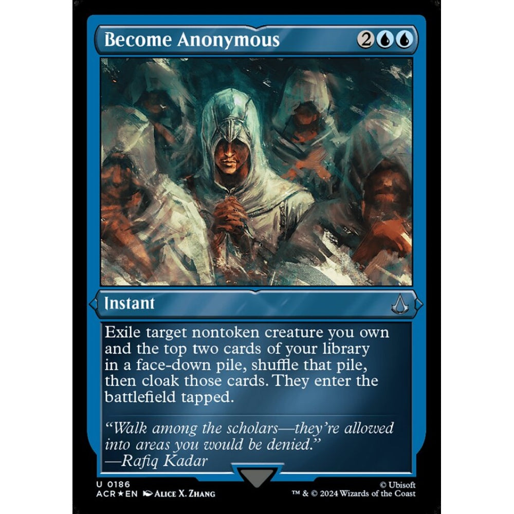Become Anonymous uncommon 186 Magic the Gathering Assassin's Creed