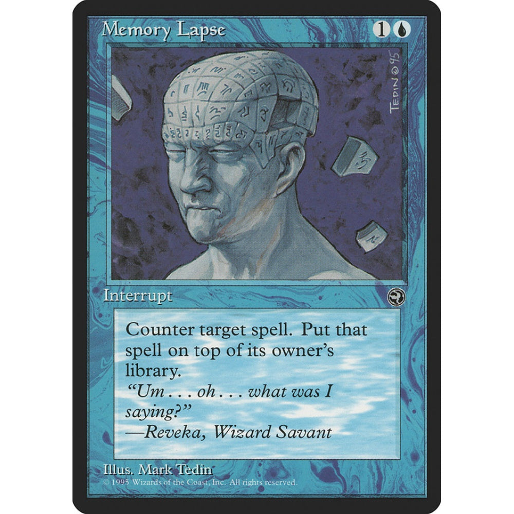 Memory Lapse common 32a Magic the Gathering Homelands