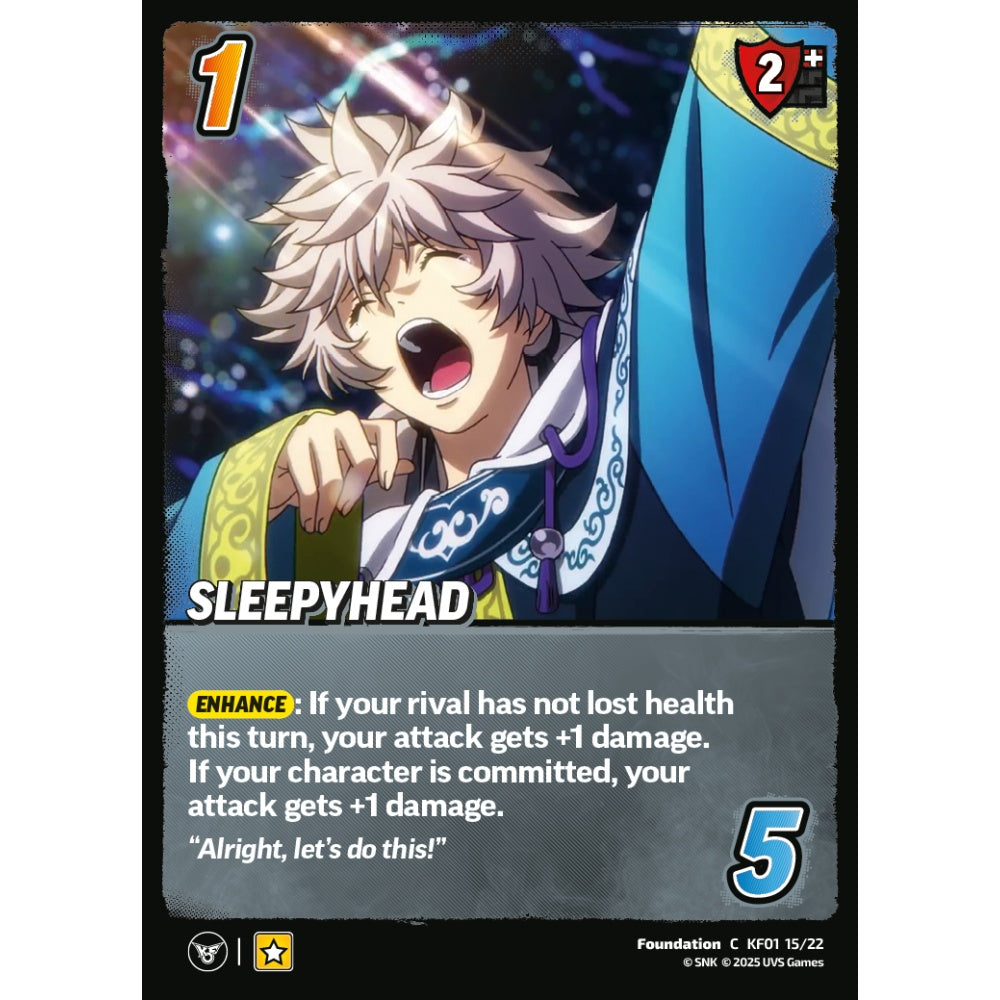 Sleepyhead 15/22 KF01 Universus The King of Fighters XV: Challenger Series: Team Hero Foundation C