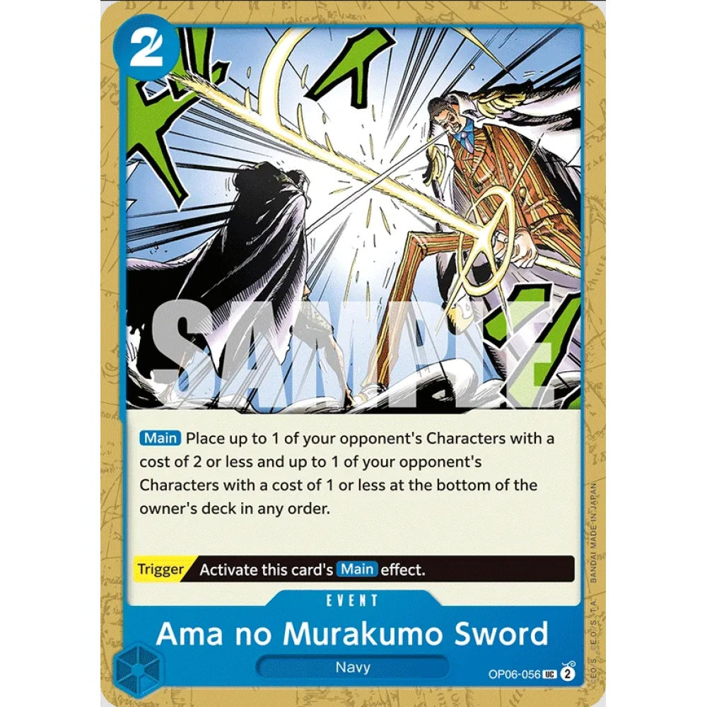Ama no Murakumo Sword, OP06-056, Uncommon, One Piece, Wings of the Captain