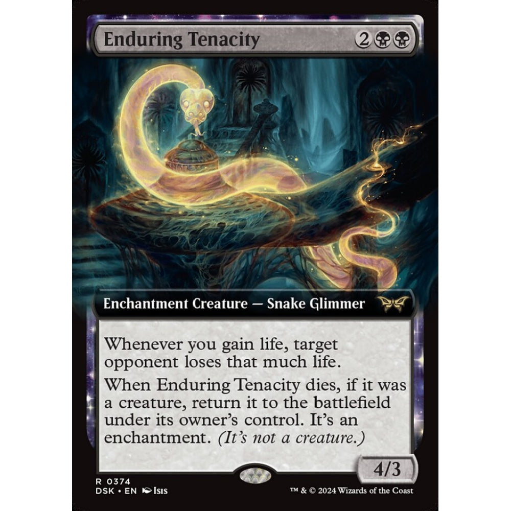 Enduring Tenacity, 374, rare, Magic: The Gathering, Duskmourn: House of Horror