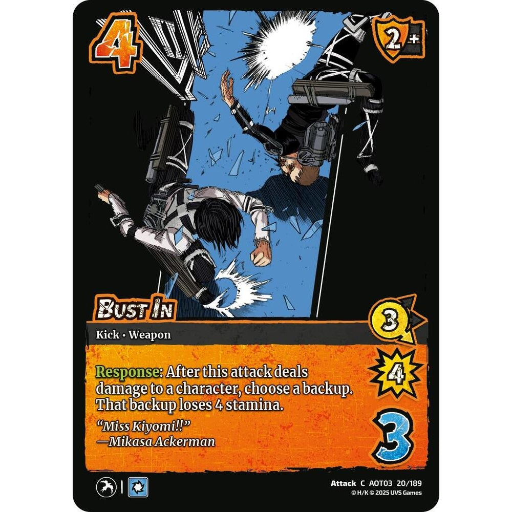 Bust In 20/189 AOT03 Universus Attack on Titan: Apocalypse Attack C