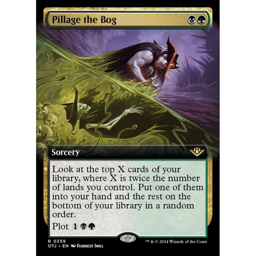 Pillage the Bog, 359, rare, Magic: The Gathering, Outlaws of Thunder Junction
