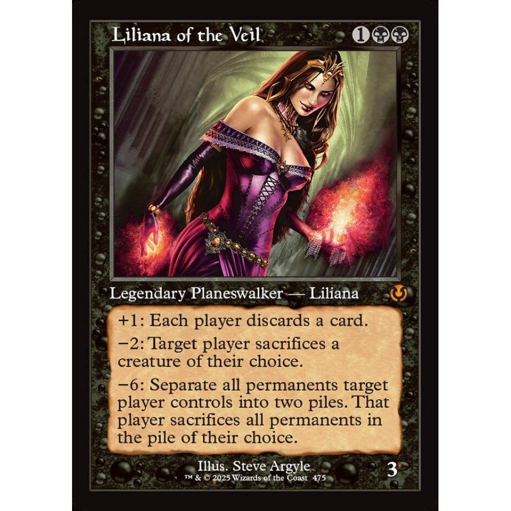 Liliana of the Veil, 475, mythic, Magic: The Gathering, Innistrad Remastered