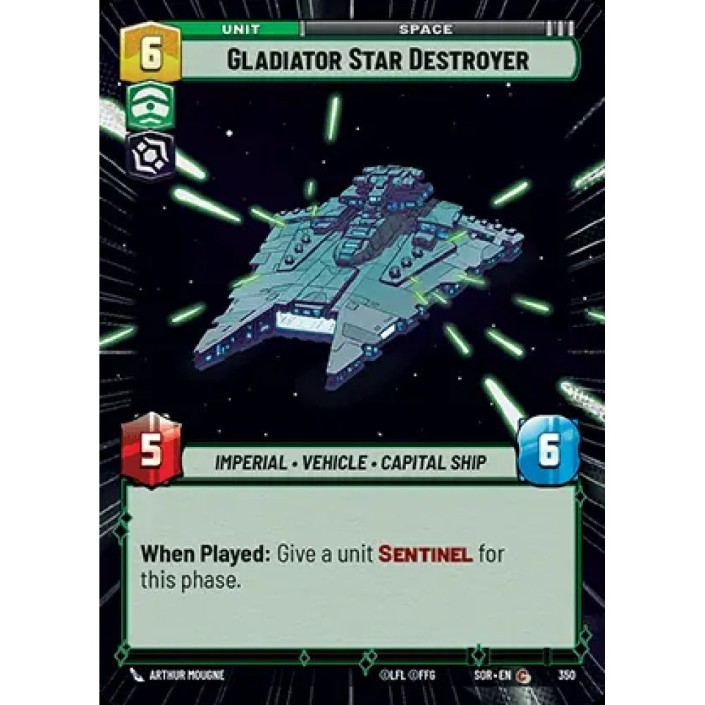 Gladiator Star Destroyer, 350, C, Star Wars Unlimited, Sparks Of Rebellion