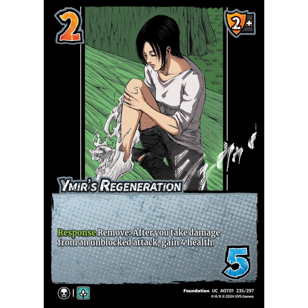 Ymir's Regeneration, 235/297, UC, UniVersus, Attack on Titan: Battle for Humanity