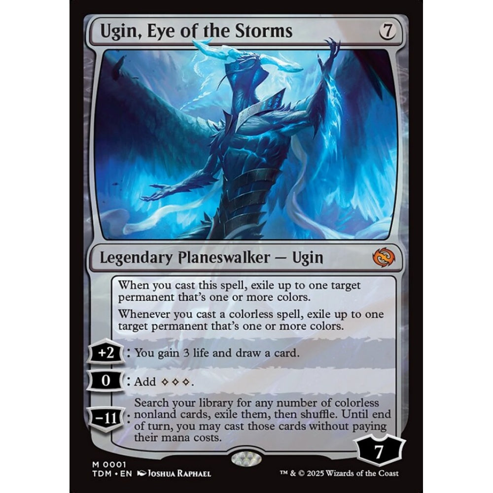 Ugin, Eye of the Storms mythic 1 Magic the Gathering Tarkir: Dragonstorm