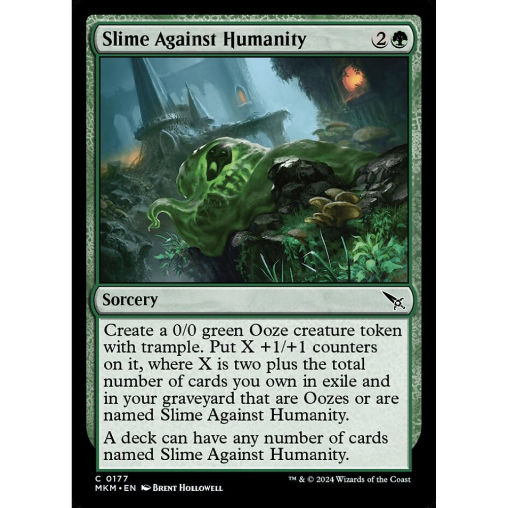 Slime Against Humanity common 177 Magic the Gathering Murders at Karlov Manor